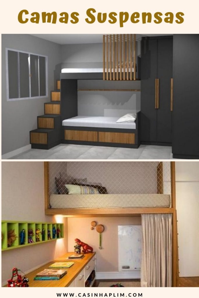 ideias de camas para quarto pequeno