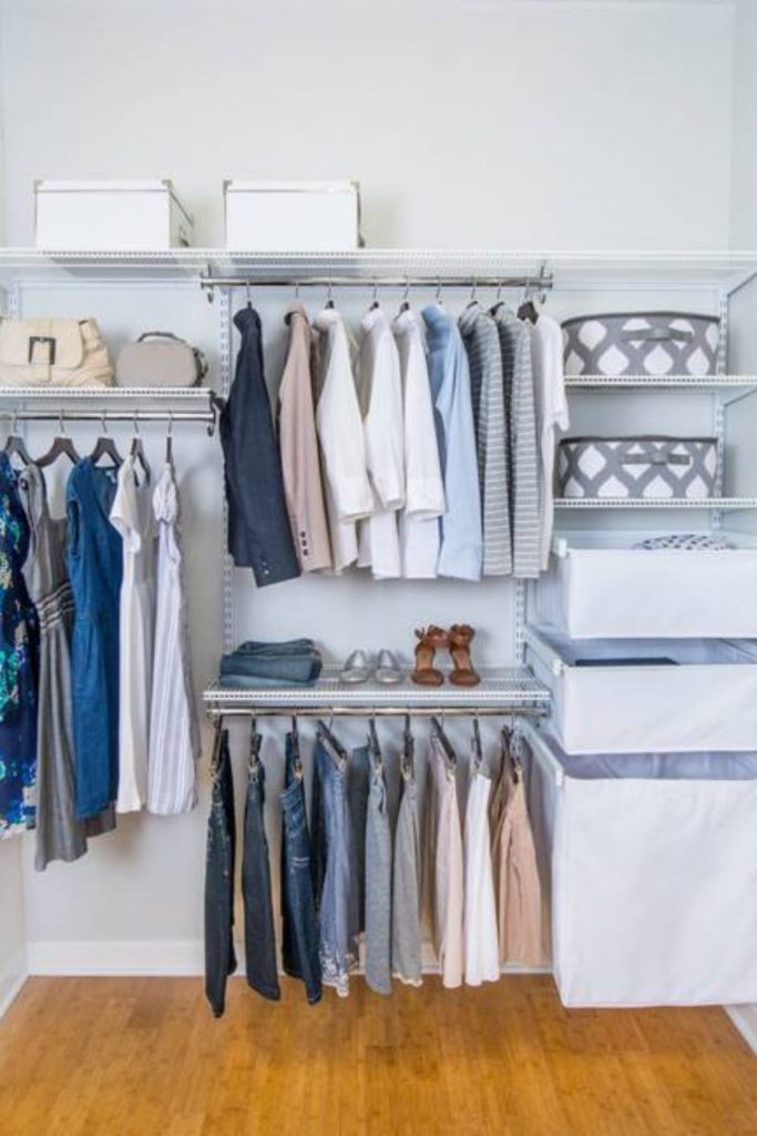 ideias para closet pequeno 10 Ideias de Closet Pequeno: Dicas para Montar e Organizar o Seu
