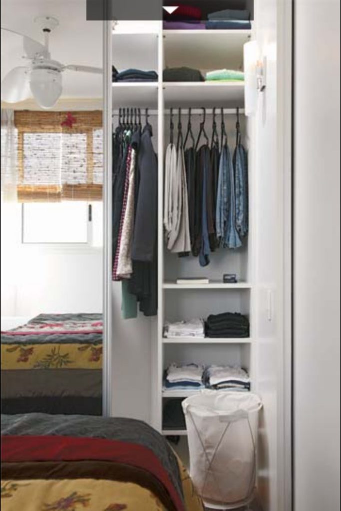 ideias para closet pequeno 12 Ideias de Closet Pequeno: Dicas para Montar e Organizar o Seu
