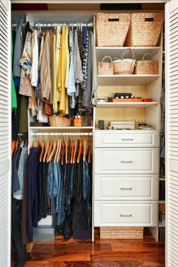ideias para closet pequeno 20 Ideias de Closet Pequeno: Dicas para Montar e Organizar o Seu