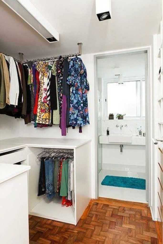 ideias para closet pequeno 21 Ideias de Closet Pequeno: Dicas para Montar e Organizar o Seu