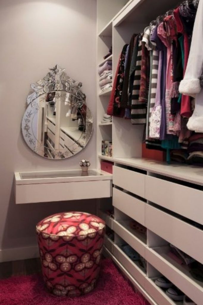 ideias para closet pequeno 28 Ideias de Closet Pequeno: Dicas para Montar e Organizar o Seu