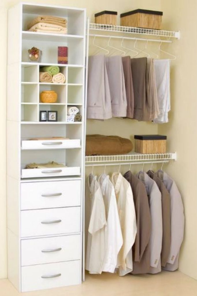 ideias para closet pequeno 5 Ideias de Closet Pequeno: Dicas para Montar e Organizar o Seu